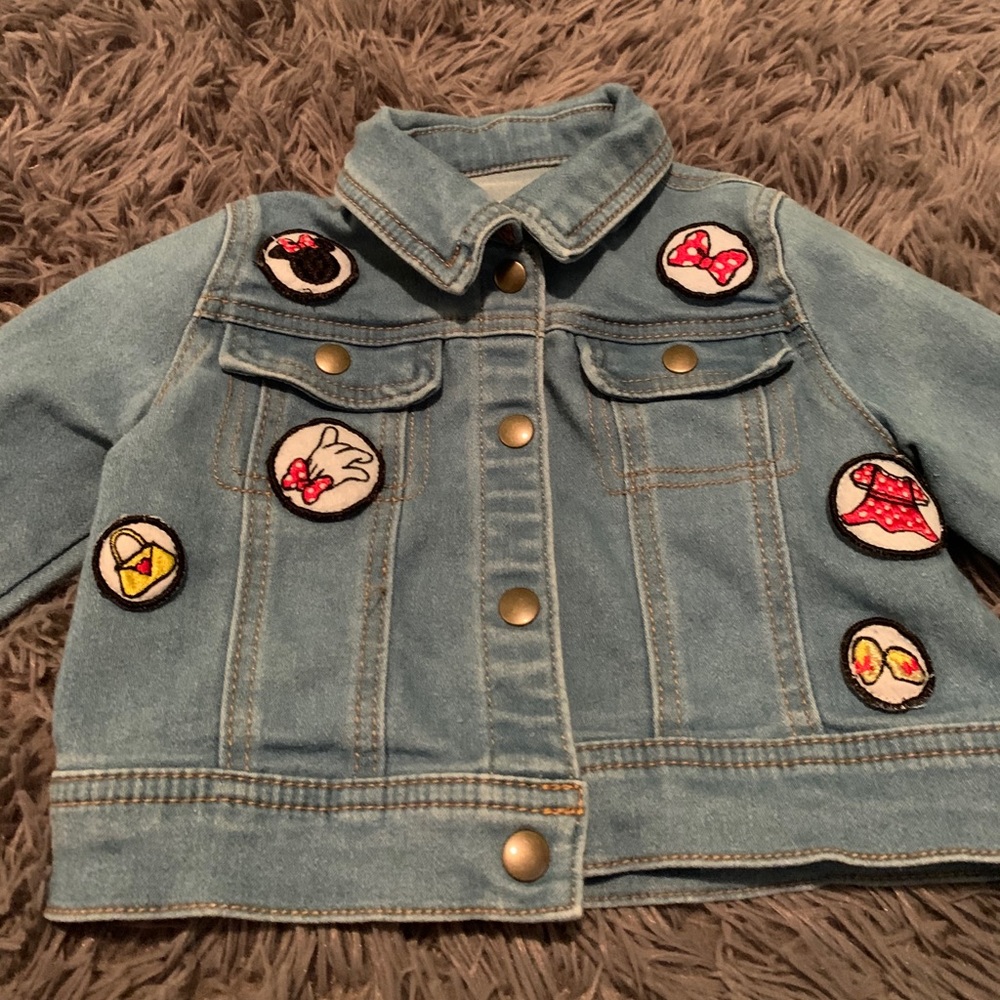 Minnie Mouse denim jacket with patches